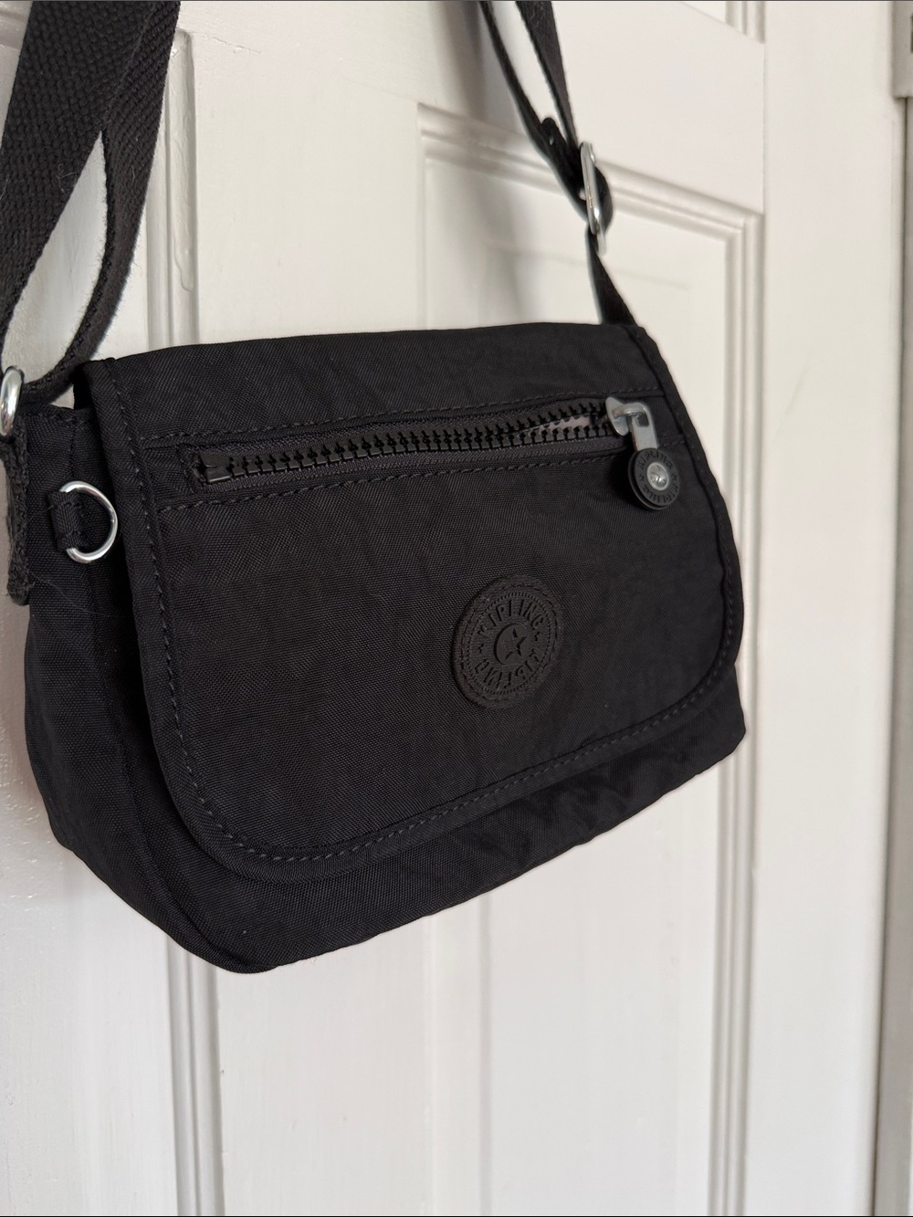 Kipling Black Compact Crossbody Bag